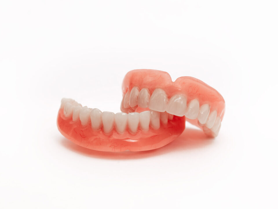 one pair of dental dentures