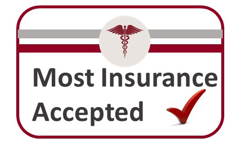 Most insurance accepted banner