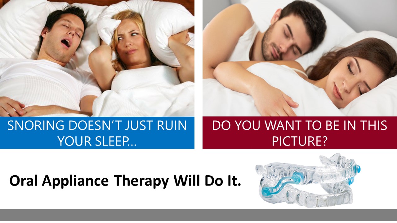 two images of two couples sleeping together but in right one man snoring is bothering the woman