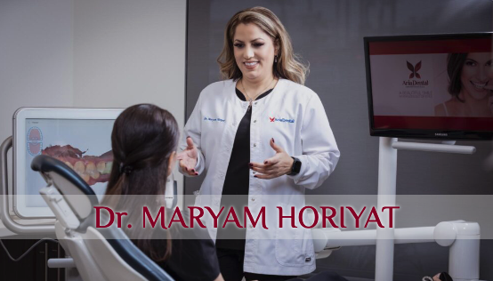 Dr. Maryam Horiyat talking to her patient