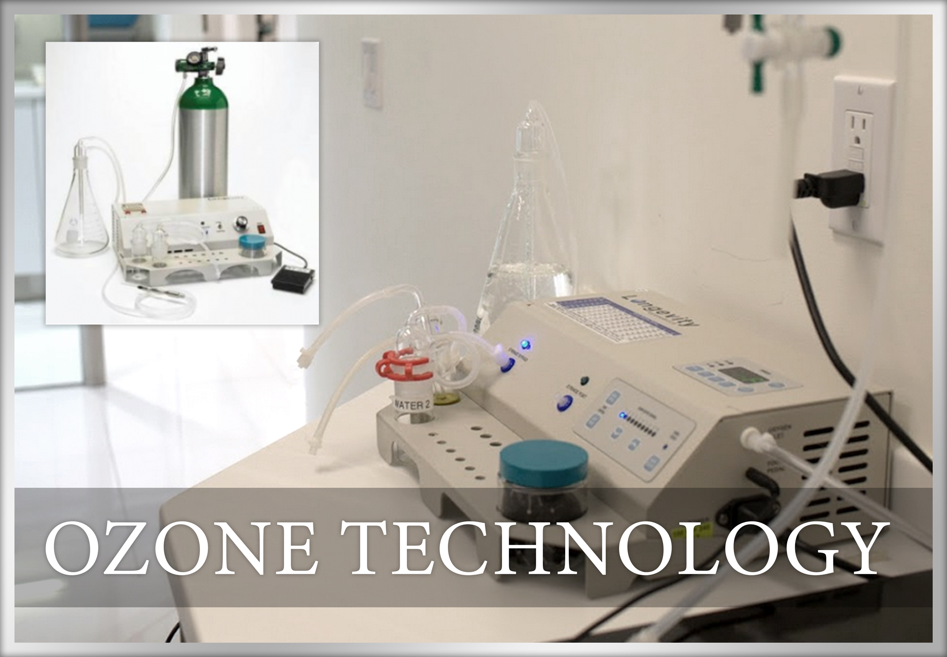 ozone therapy device at Aria Dental office