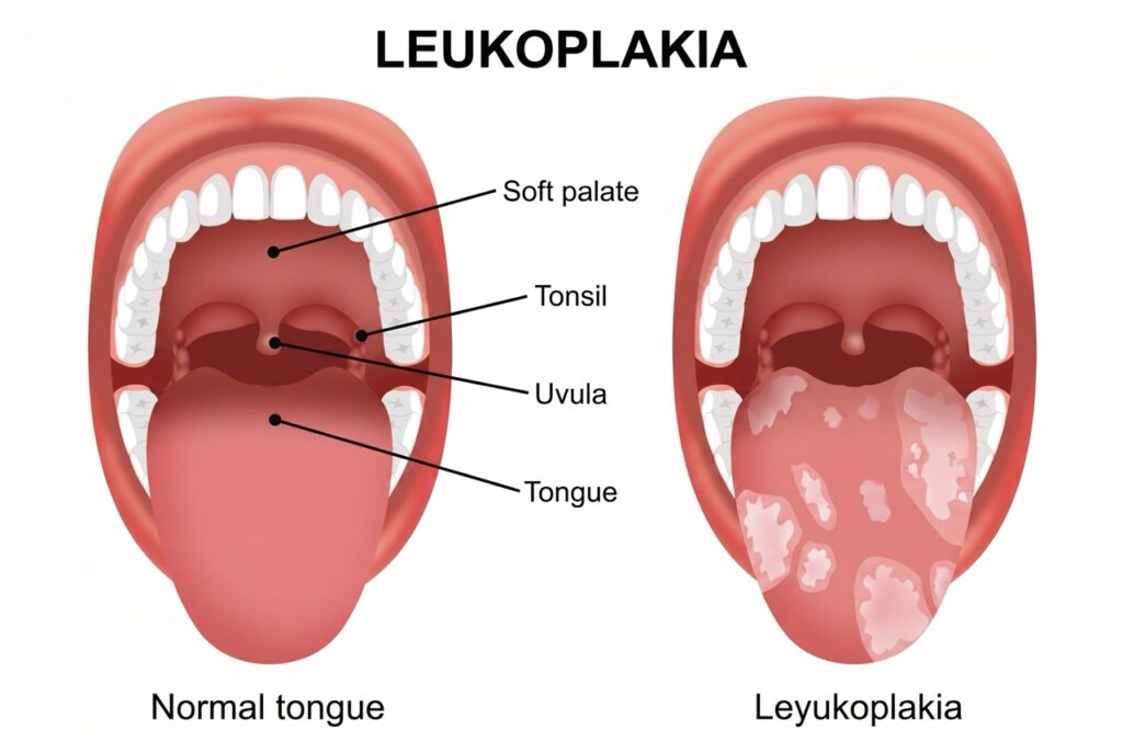 What Is Leukoplakia? A Holistic Dentist’s Guide to White Patches in Your Mouth 1 Leukoplakia